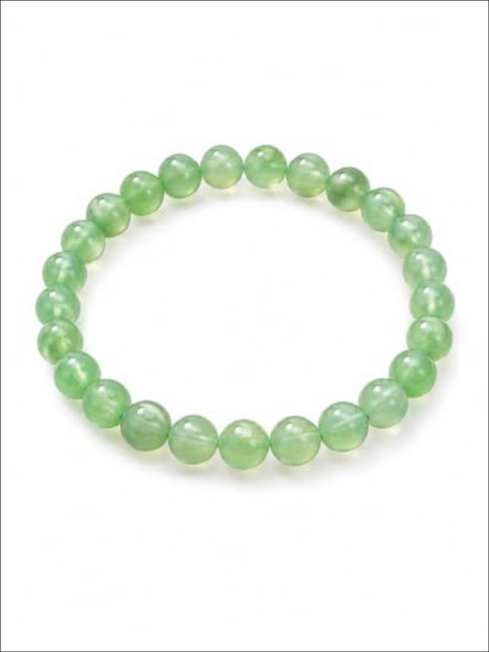 Green Aventurine Natural Stretch Bracelet Luck Career Growth Stone Confidence